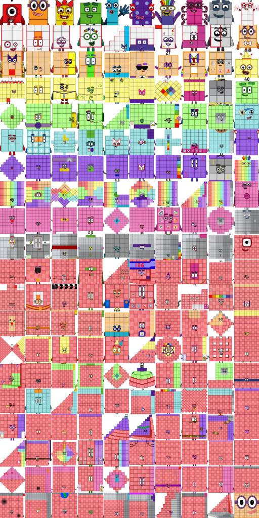 Number Blocks Body Map All Official Numberblocks Part 3 By Sharkboy77 On Deviantart