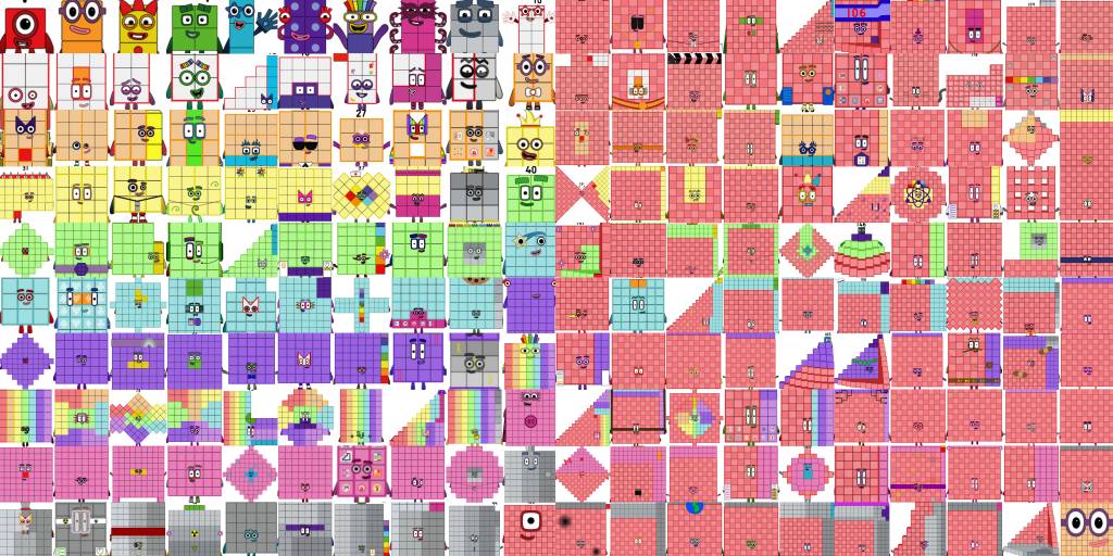 Numberblocks 600 Numberblocks 1 to 200 by jeanpaulfelix on DeviantArt
