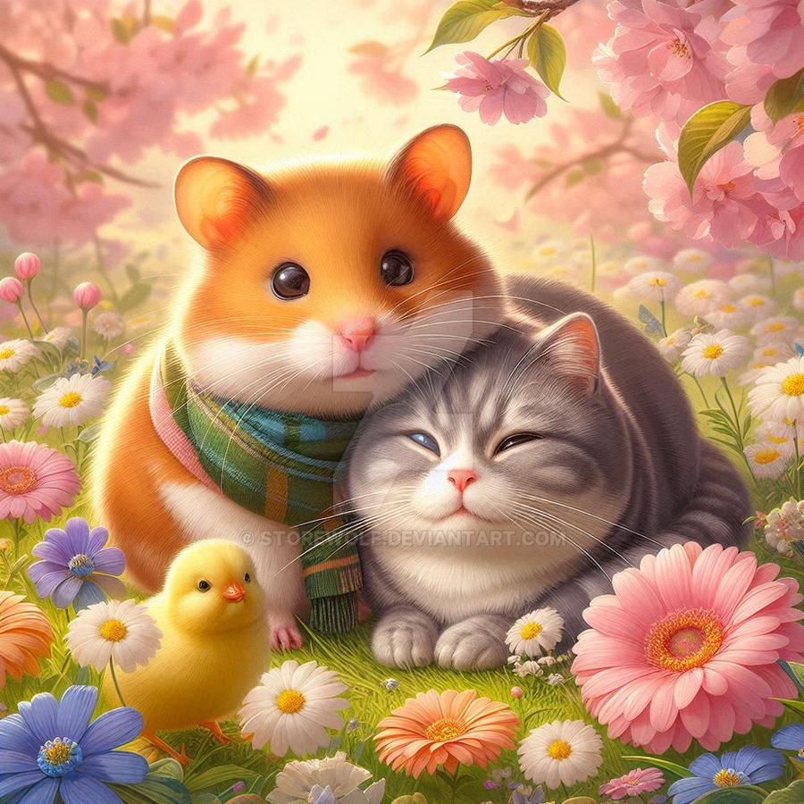 cat_and_hamster_cuddle_animals_cute__22_