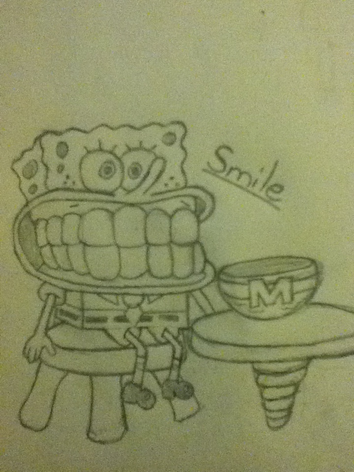 Smile big Spongebob