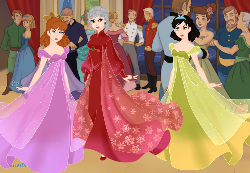 Snow Queen- Lady Tremaine and Daughters