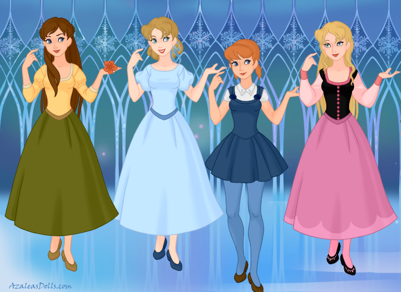 AzaleasDolls SnowQueenScene - Disney Princesses 3 by CheshireScalliArt on  DeviantArt