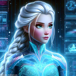 Kingdom Hearts - Elsa in Cyberspace (Tron)