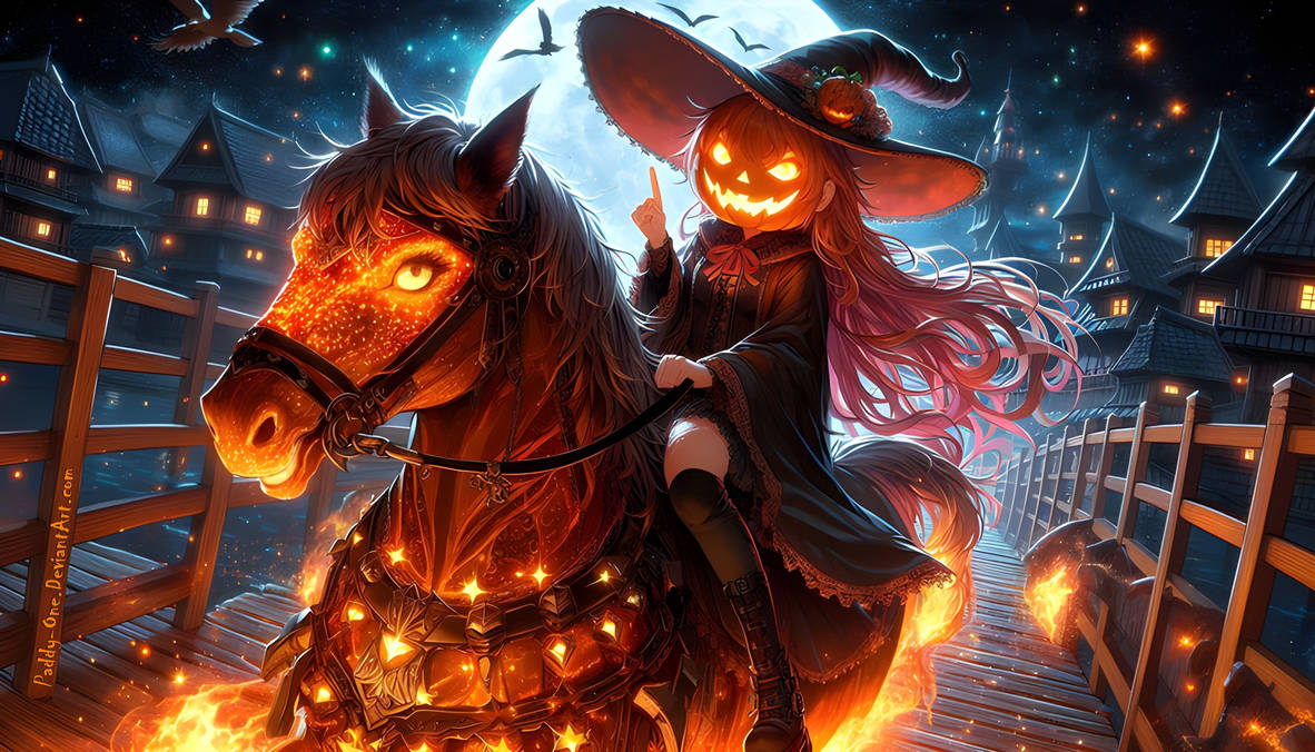 Pumpkin Head Rider Pumpkin Rider by Paddy-One on DeviantArt