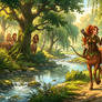 Whispers Along the Forest Brook