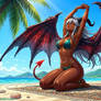 Demoness At The Beach