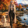 #FallForArt - Nishizono and Daigoro Take A Walk
