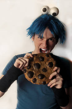 Cookie Monster Human Edition Cosplay - Sesame Stre