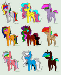 Pony Adopt Sheet #1 OPEN