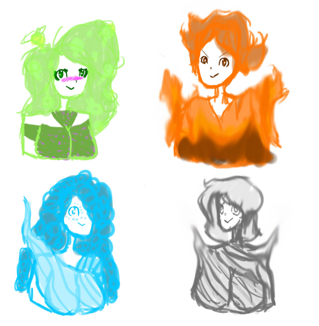 Elemental Sketch by KWPLdrawz on DeviantArt
