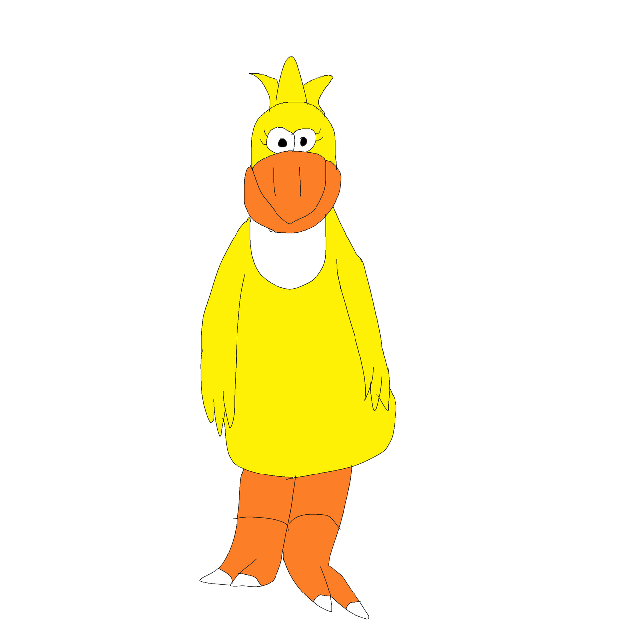 I traced fleegle as chica by Vincentmarucut10292 on DeviantArt