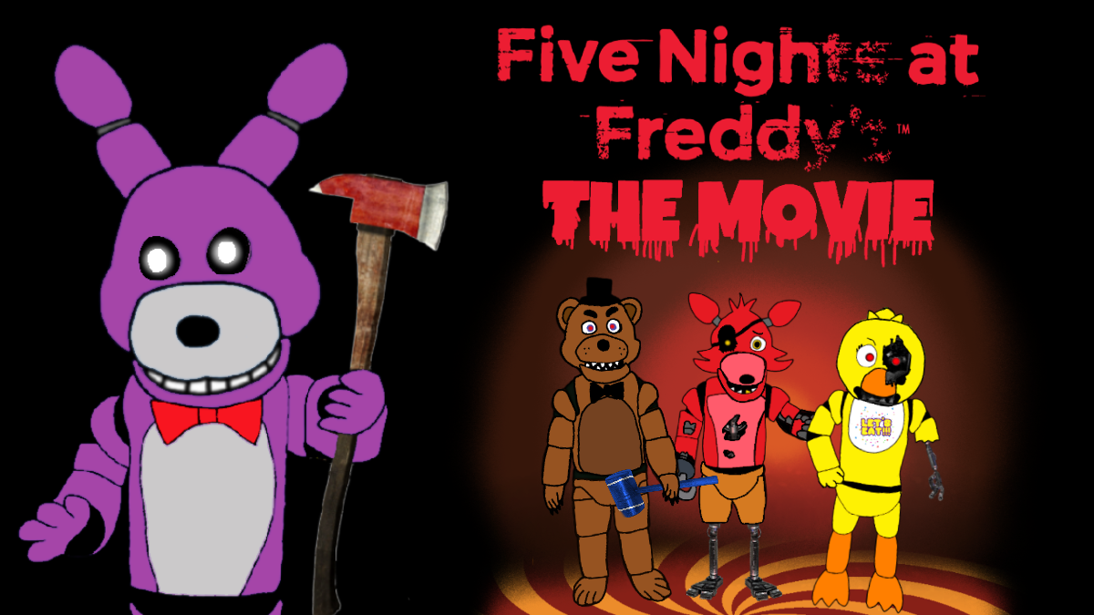 The Banana Splits Movie Cover With FNAF (Scratch) by