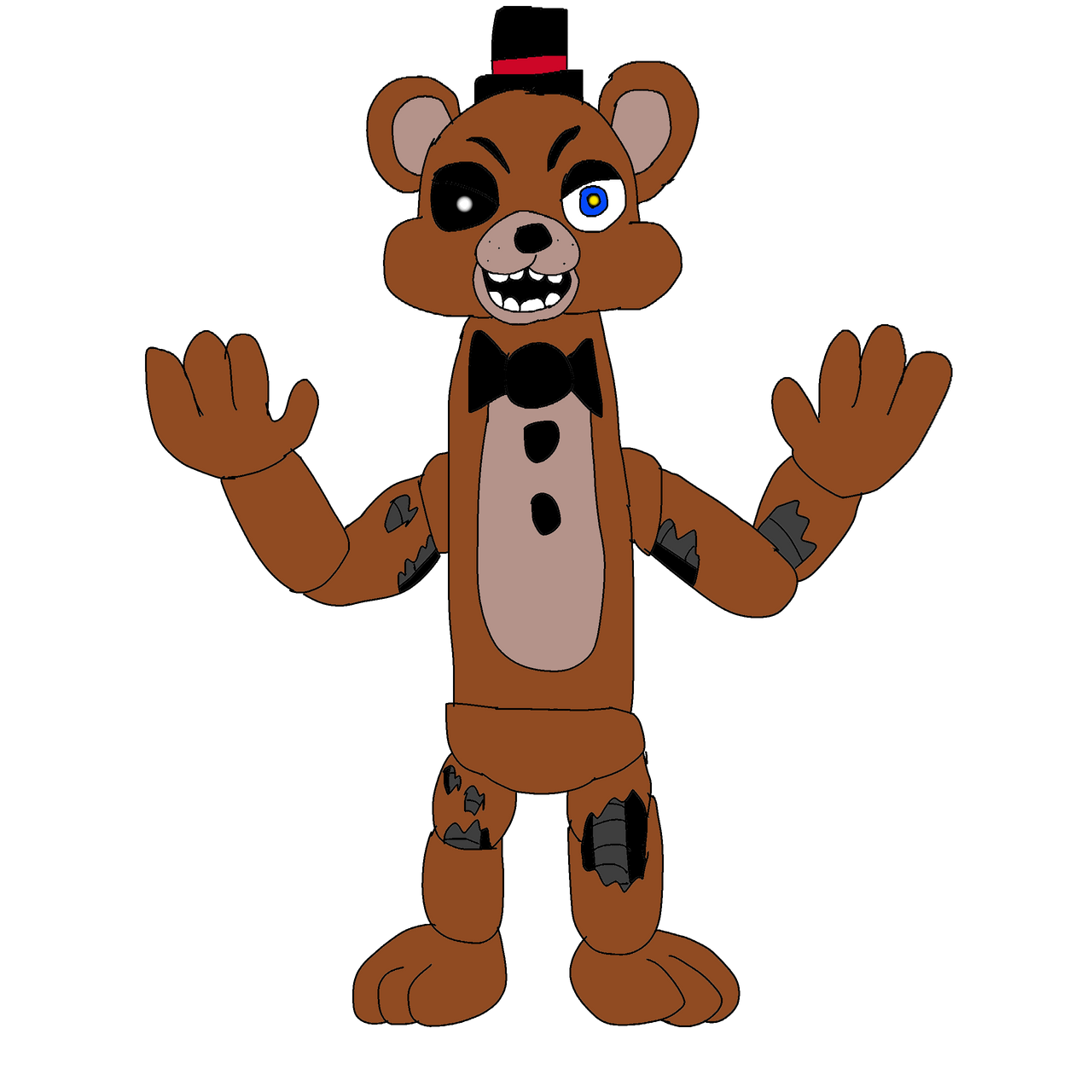 Withered Freddy - Five Nights At Freddy's Withered Freddy Transparent PNG -  768x768 - Free Download on NicePNG