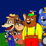 Wally the bear and the scrapped characters