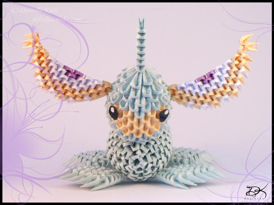 Masquerain  - 3D Origami -