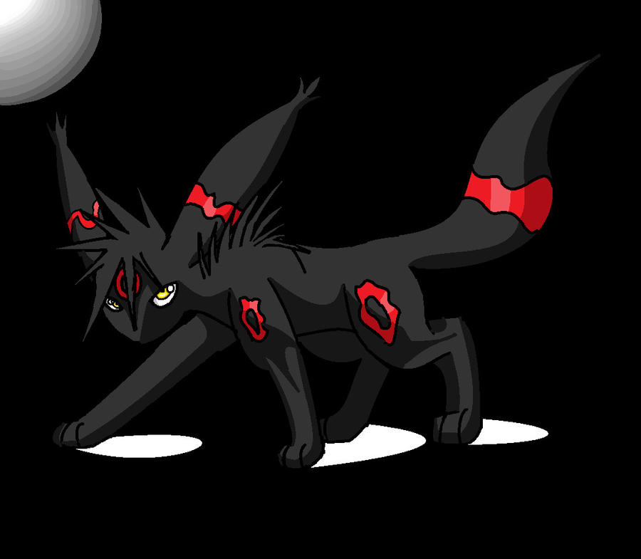 Red Ringed Umbreon Red umbreon by Syaoran145 on DeviantArt
