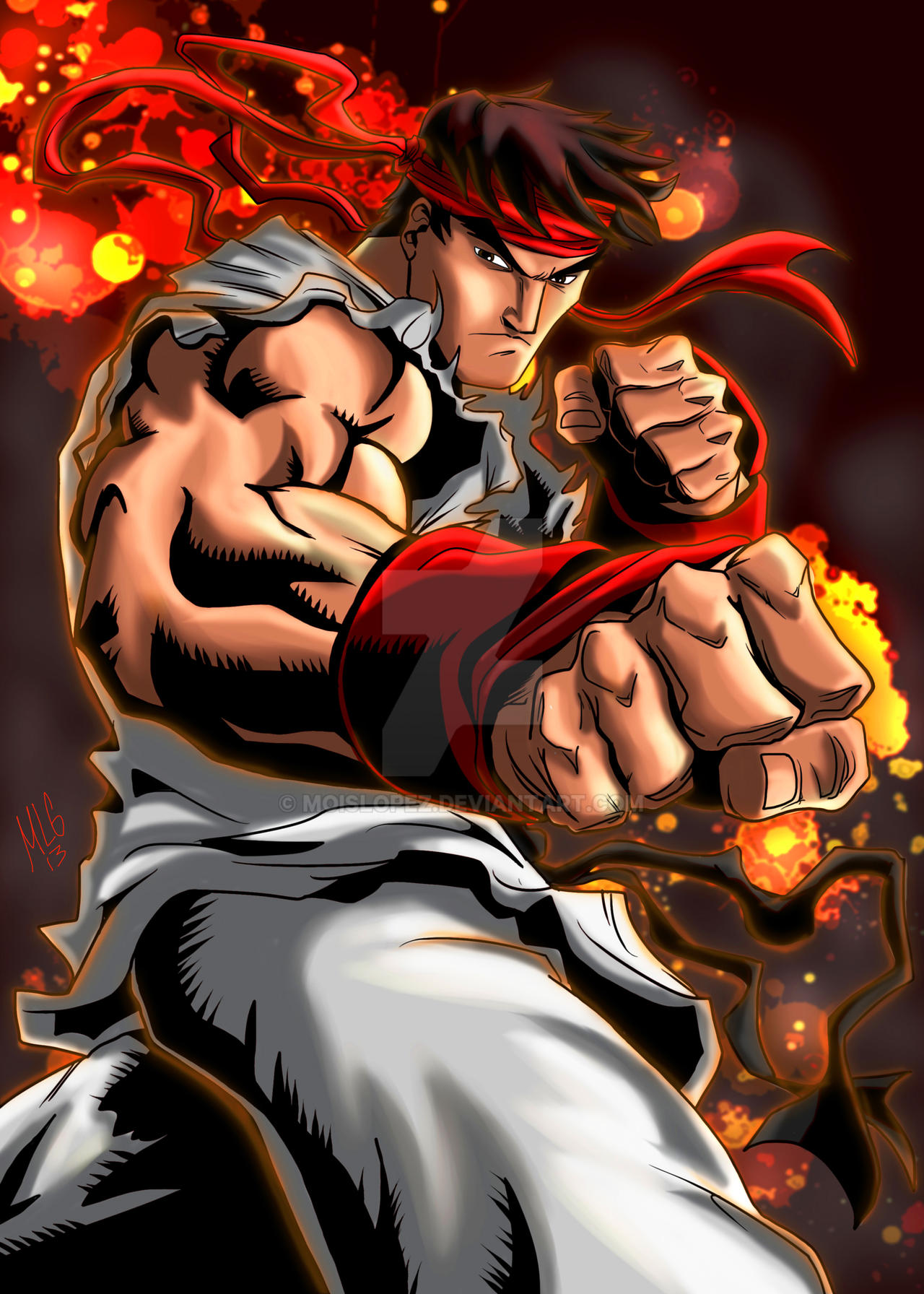 RYU Street Fighter 6 reimagined in 2D by WELL-ArtLOL on DeviantArt