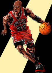 Michael Jordan 23 - GOAT - MLG15
