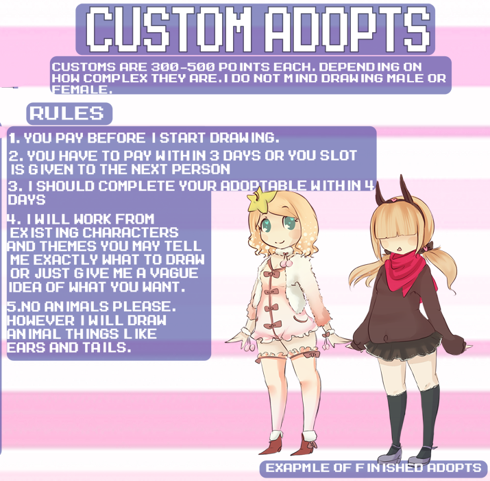 Custom point adopts