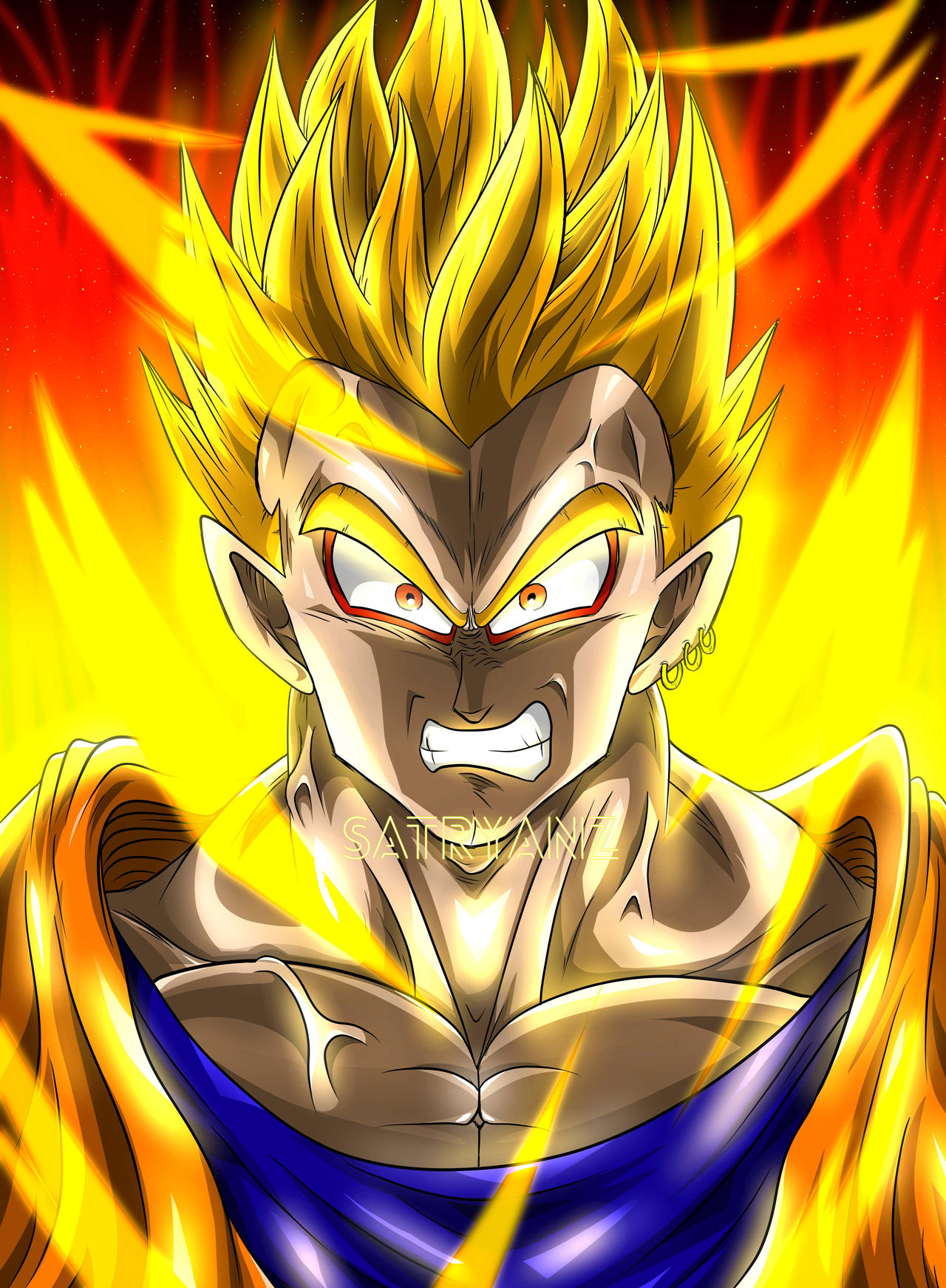 Angry Gohan by Satryanz on DeviantArt