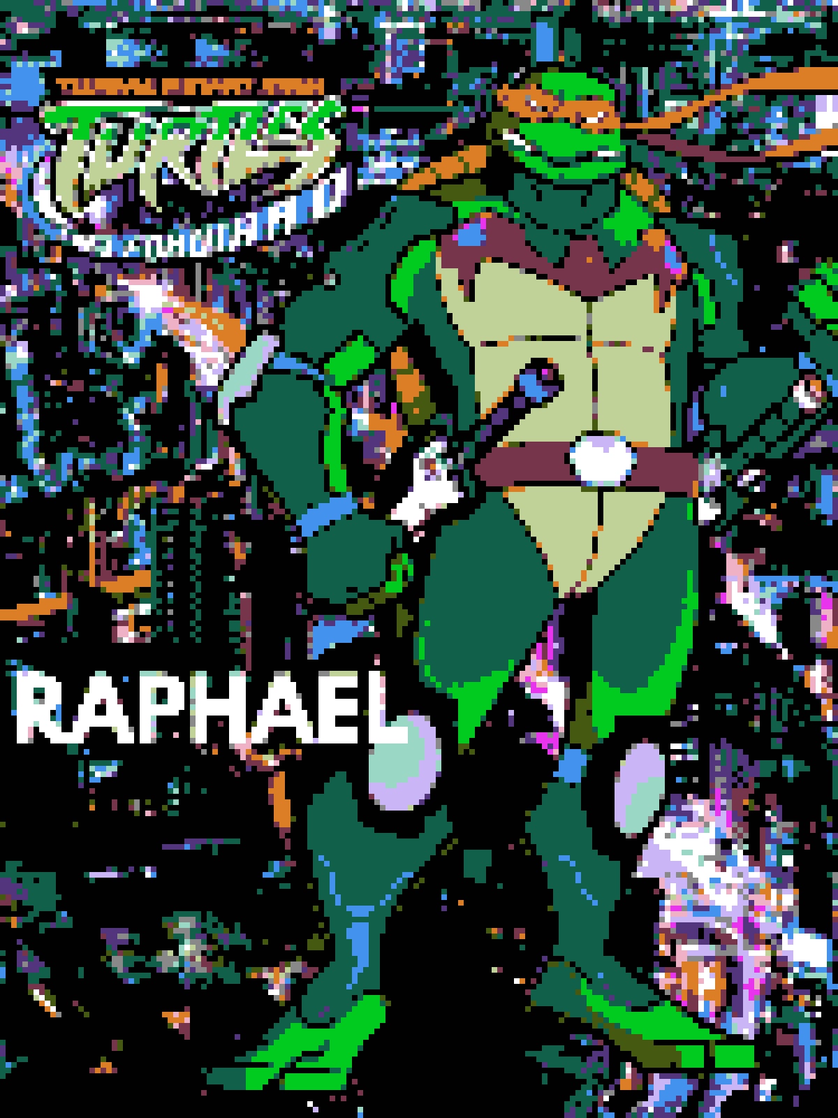 Raphael Fast Forward Wallpaper (8-Bit Version #2) by JPNinja426 on ...