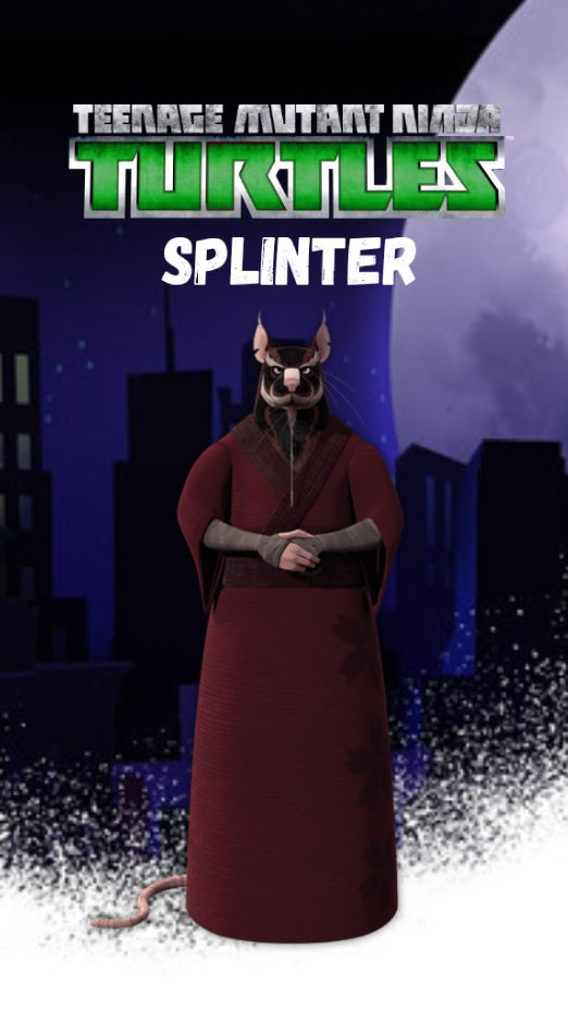 TMNT 2012 Characters #5 Splinter by JPNinja426 on DeviantArt