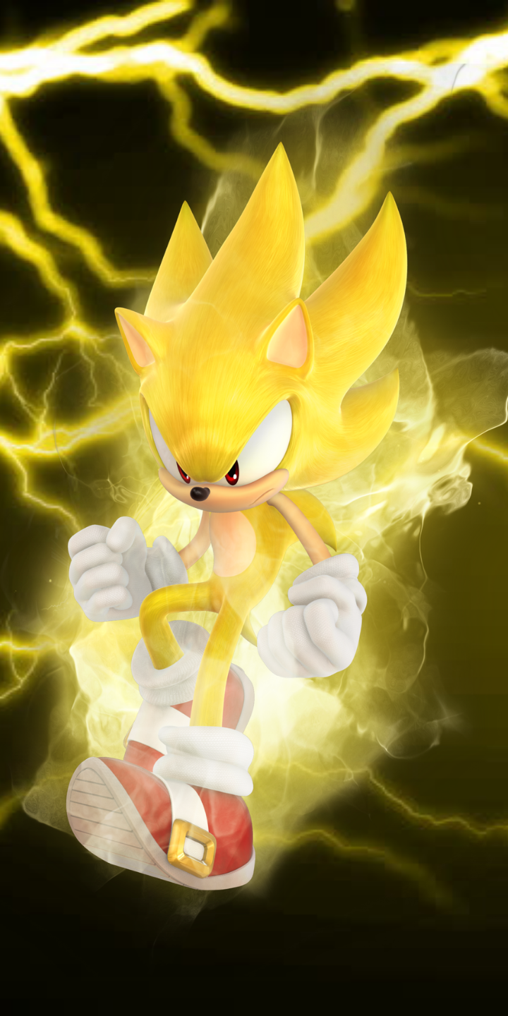 Dark Sonic, black, super, HD phone wallpaper