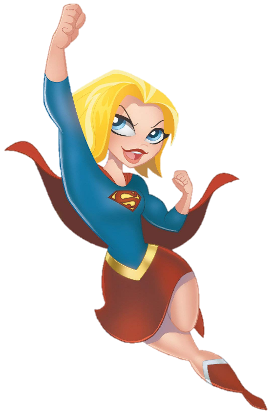 Dc Superhero Girls Supergirl Flying Punch Render by JPNinja426 on DeviantArt
