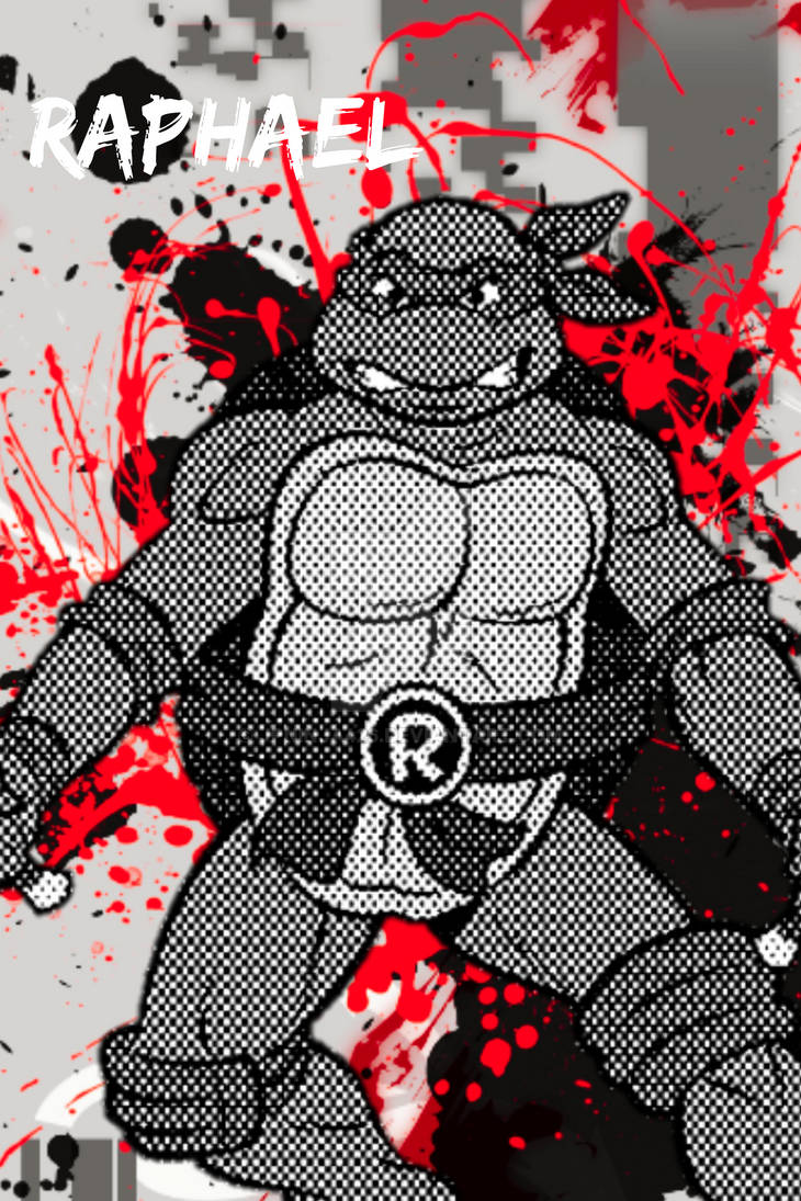 80s Raphael DARK Poster Wallpaper by JPNinja426 on DeviantArt