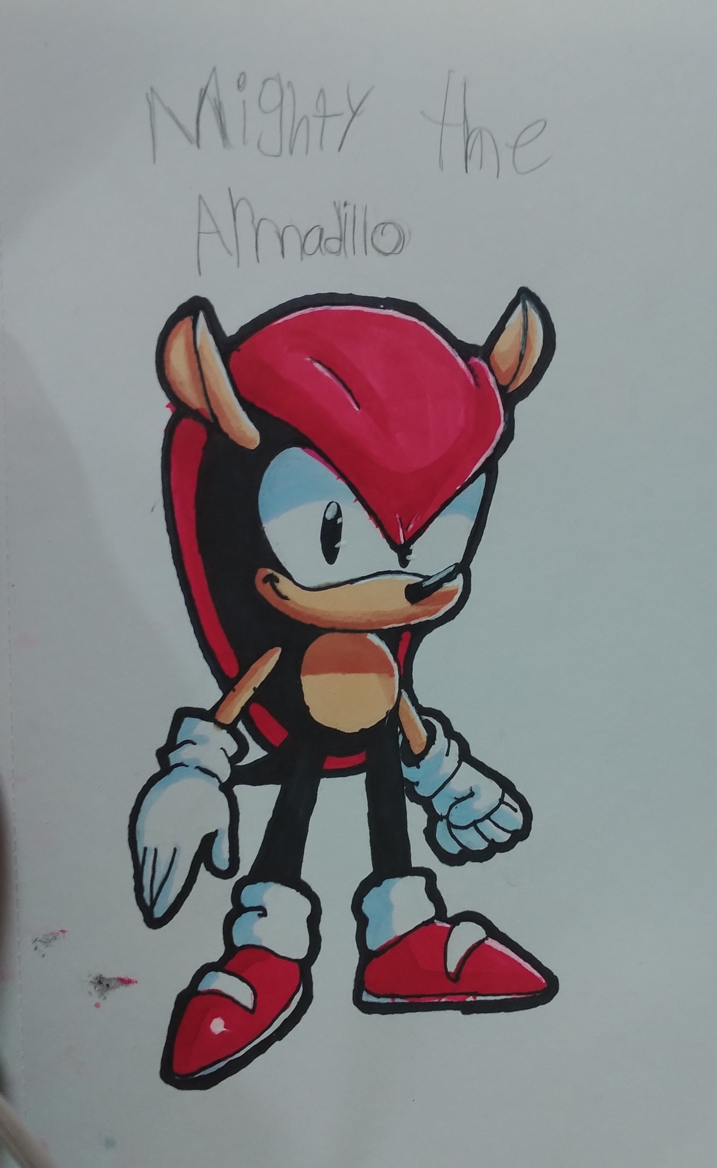 Mighty the Armadillo by Nonic Power by NonicPower on DeviantArt