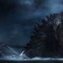 Godzilla Roaring Triumphantly