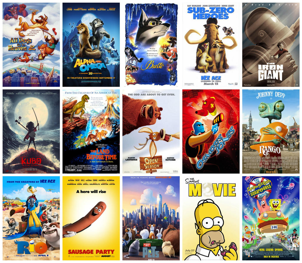 My Top 15 Non-Disney/Dreamworks Animated Movies by foxylvr2189 on DeviantArt My Top 15 Non-Disney/Dreamworks Animated Movies by foxylvr2189 on DeviantArt