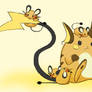 Raichu and Dedenne