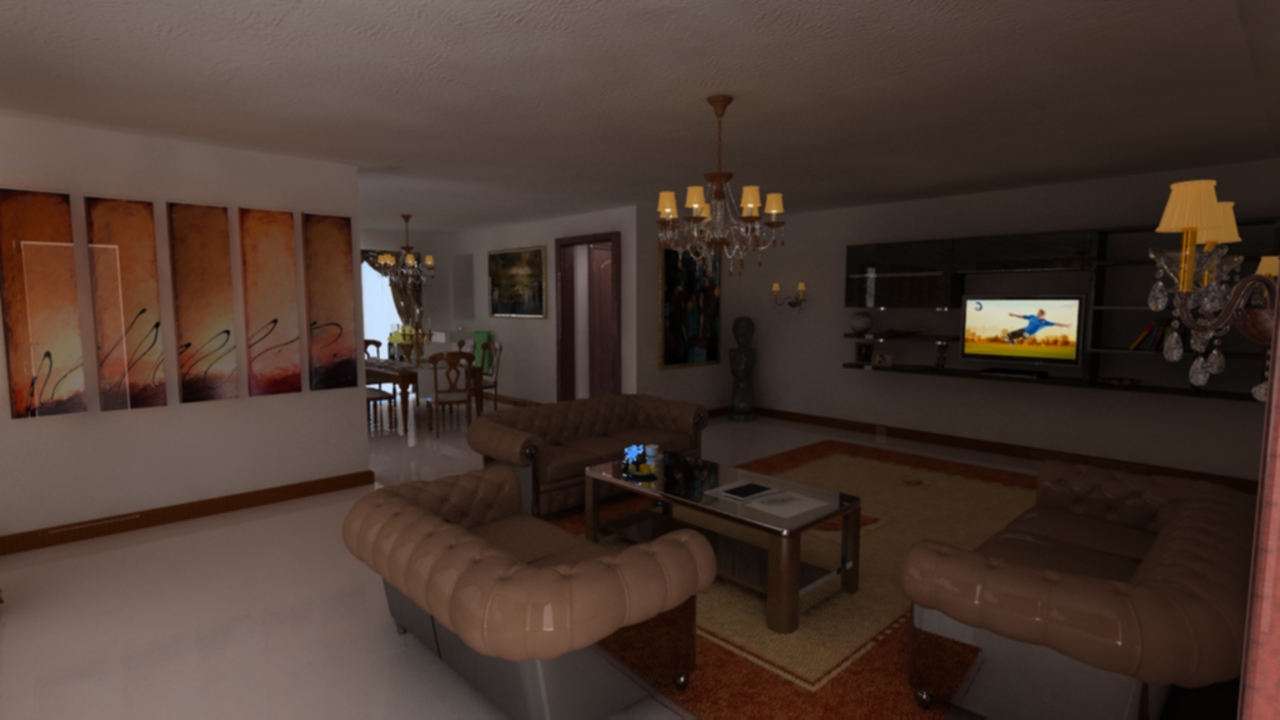 my 1st interior render submiss