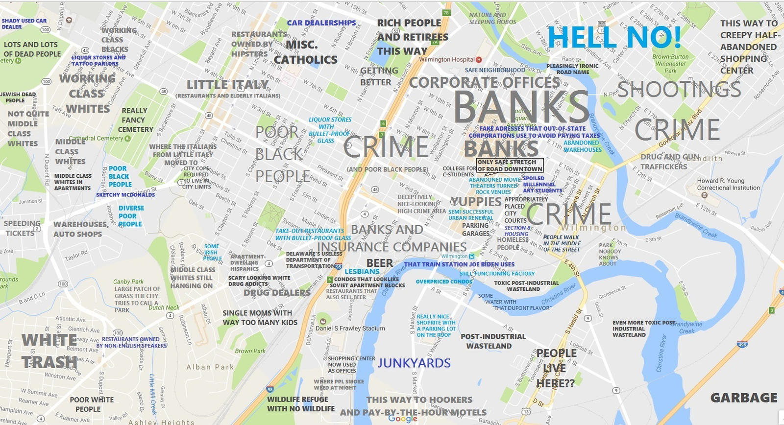 Judgemental Map Wilmington De By BardaWolf On DeviantArt 35-map-of-wilmington-nc-neighborhoods-maps-database-source