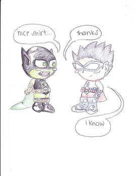 Robin and BeastBoy