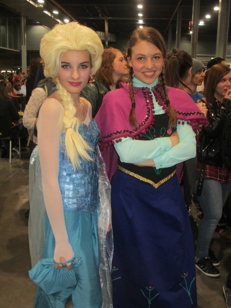 Elsa and Anna cosplay by blairparadise on DeviantArt