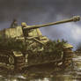 NASHORN tank destroyer - Alsace 1945
