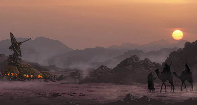 Tech bedouins encampment