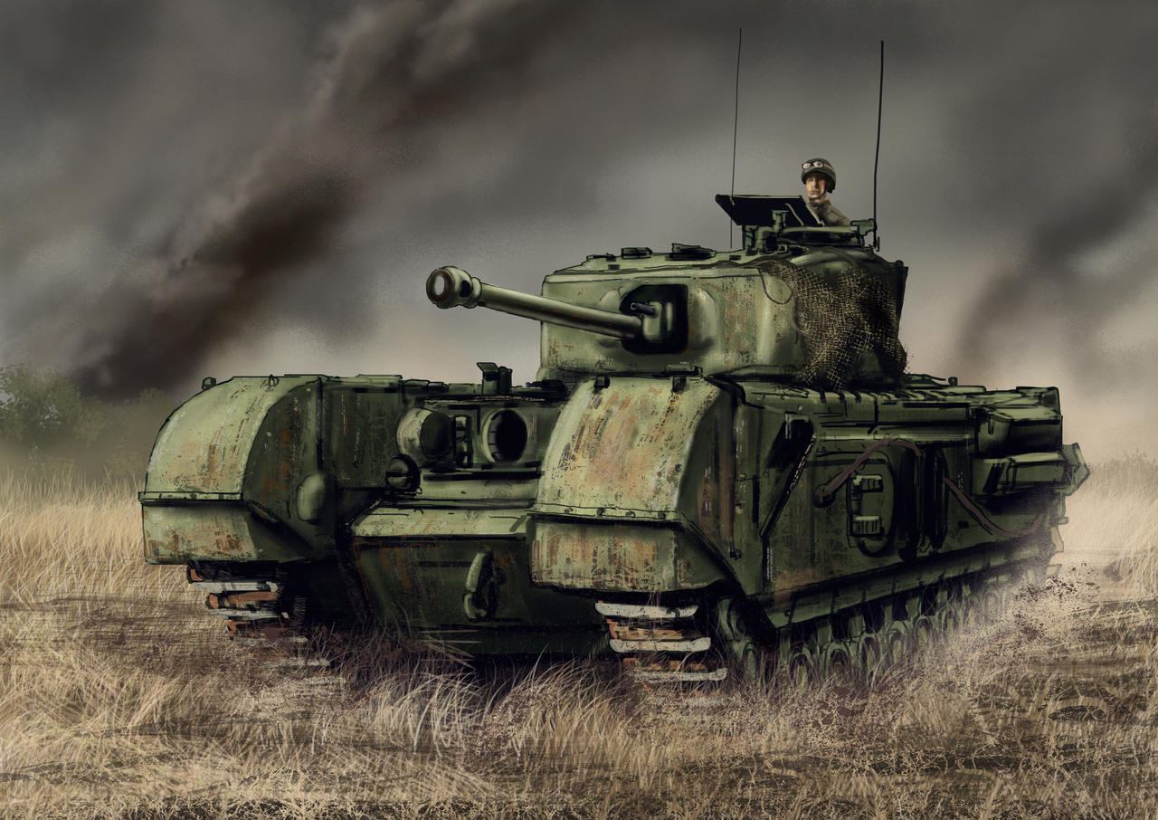 Churchill tank: Operation Epsom 1944 by PeteAshford on DeviantArt