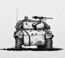 M36 Tank Destroyer study 