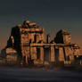 Ruins at dusk