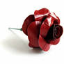 Black and Red Duct Tape Rose