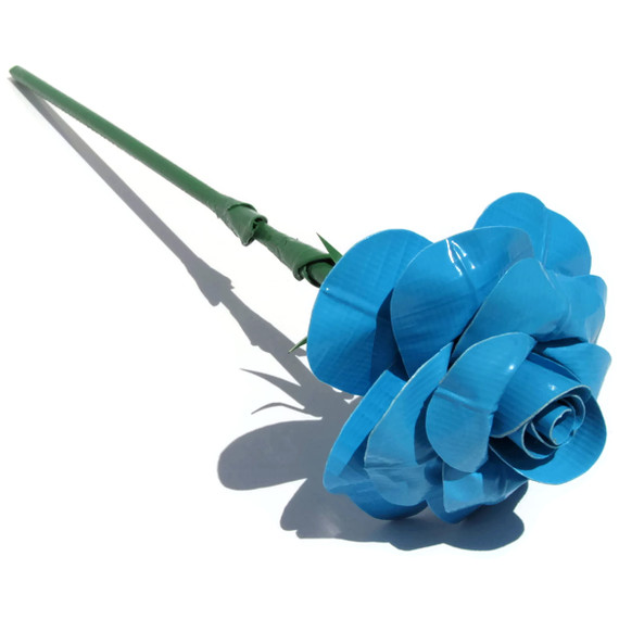 Light Blue Duct Tape Rose by DuckTape-Rose on DeviantArt