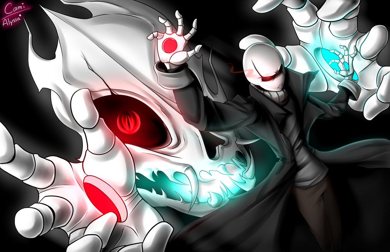Gaster Ult Gaster's new Special Attack 'Duality' - Collab by CamilaAnims on DeviantArt