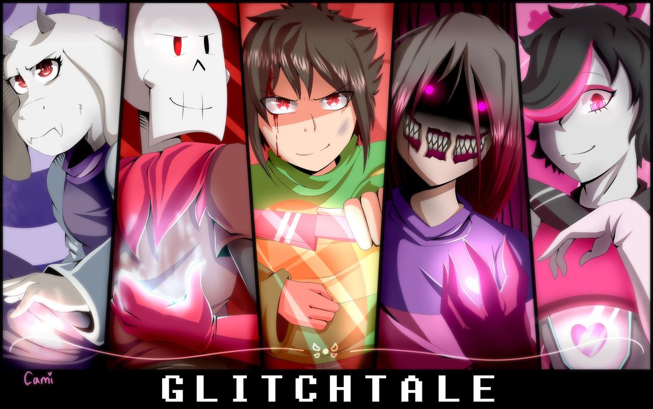 Glitchtale Poster 2 | Yay for 800k subs by CamilaAnims on DeviantArt