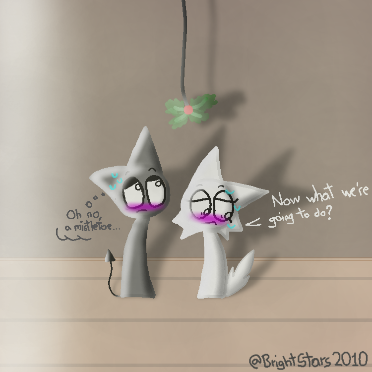 Wenda R334 Sprunki | Gray x Wenda Fan-art #5A Mistletoe Pt.1 by BrightStars2010 on ...