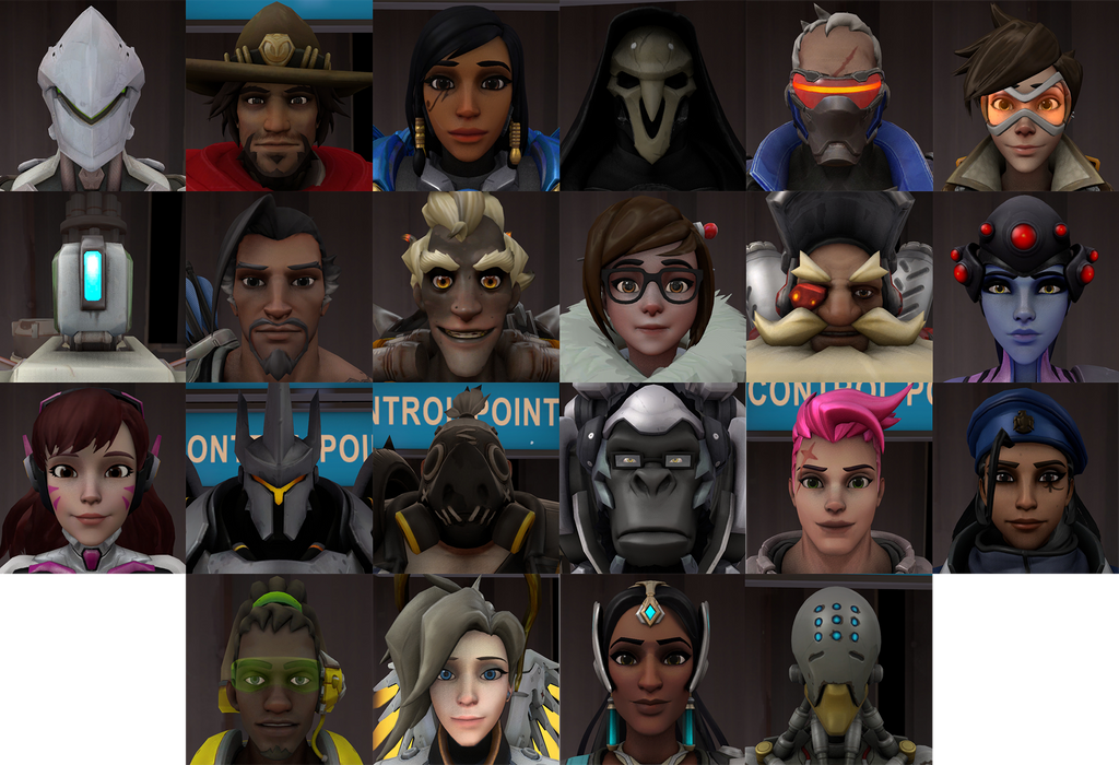 Overwatch All Heroes By AsadongKung On DeviantArt overwatch-all-heroes-by-asadongkung-on-deviantart
