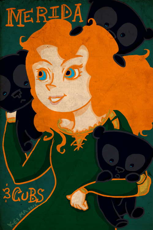 Brave - Merida and Cubs