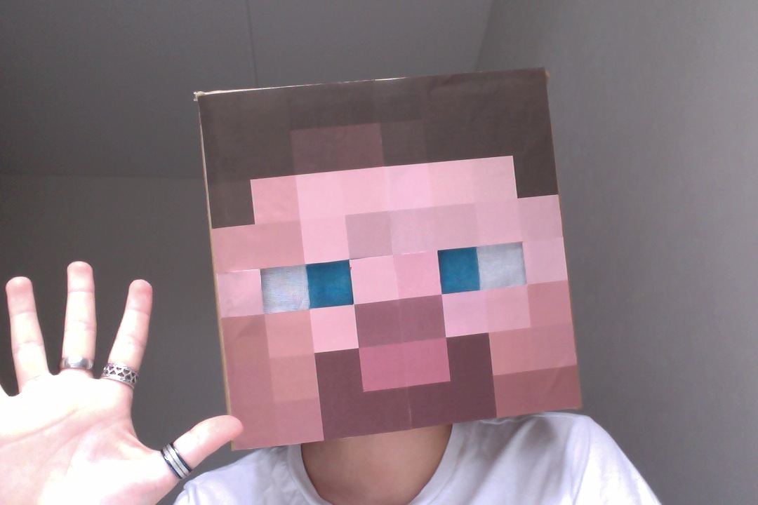 Minecraft Steve Cosplay WIP